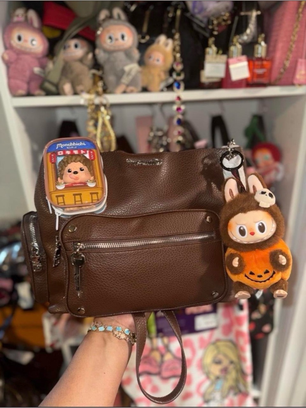 Steve Madden Viral Brown Bkolt Hobo Handbag